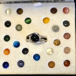 Silver Ring with Changeable Stones